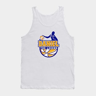 Daniel The Legend Basketball Custom Player Your Name Tank Top